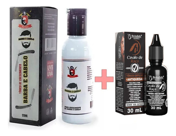 Kit Tónico + Biotina Para Crecimiento Del Cabello, Barba 1