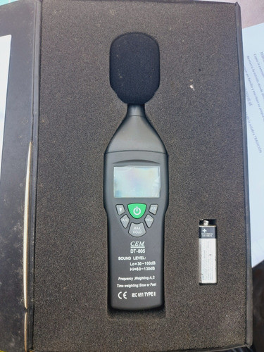 Medidor De Sonido/decibelimetrocemdt-805 0
