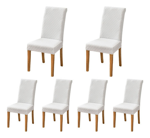 Conjunto De 6 Fundas Para Sillas, Elásticas Y Lavables, Para 1