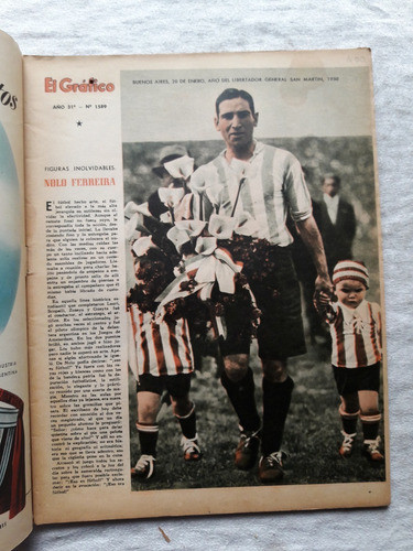 Revista El Grafico N° 1589 Año 1950 Marcos Ciani Automovilis 1