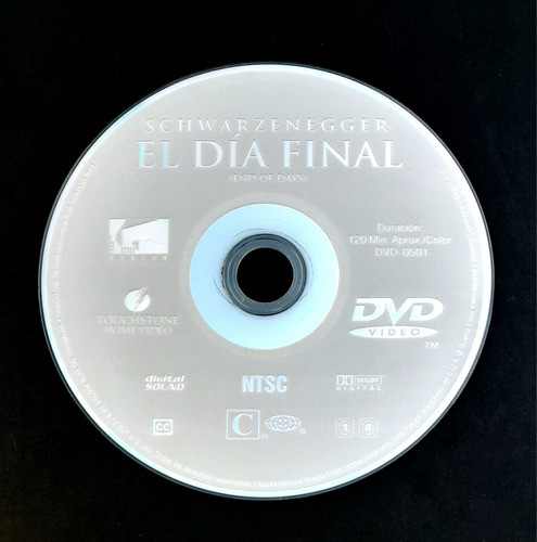 El Dia Final - Schwarzenegger Dvd Orig Solo Disco - Germanes 0
