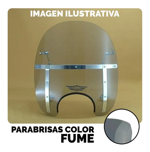 Parabrisas Curtain Universal Custom Xl 21 Tonalizado Um 0