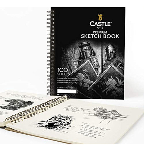 Castle Art Supplies - Cuadernos De Bocetos Para Artistas (pa 1