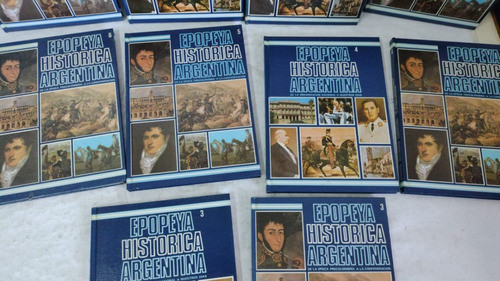 Epopeya Histórica Argentina. 10 Tomos. Tapa Dura /color - 44 0