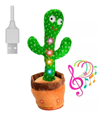 Cactus Bailarin Tiktok Juguete Canta Baila Repite Voz Musica 1