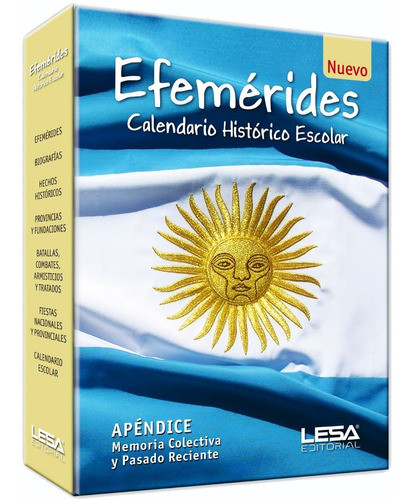 Libro Docente Efemérides Lesa - Calendario Histórico Escolar 0