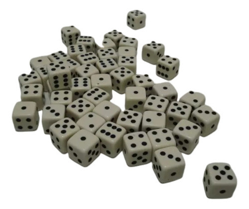Conjunto Dados Rpg 20mm  50  Unidades 0