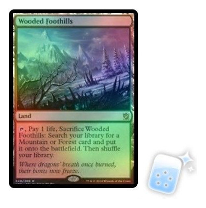 Papel De Estribaciones Boscosas Khans De Ktk Tarkir Mtg Magi 1