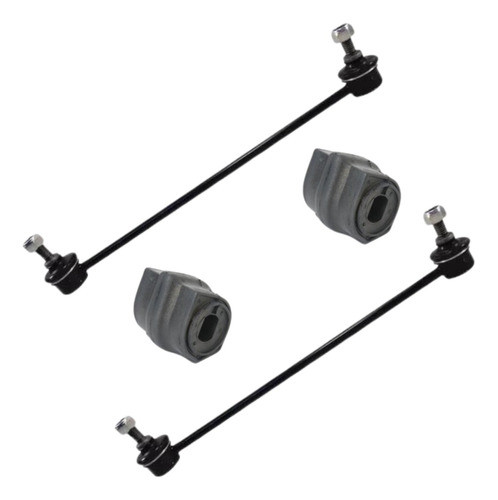 Kit 2 Bieletas + 2 Bujes De Barra Peugeot 206/ 207 Nafta 0