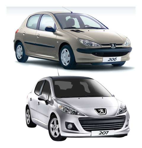 Kit 2 Bieletas + 2 Bujes De Barra Peugeot 206/ 207 Nafta 1