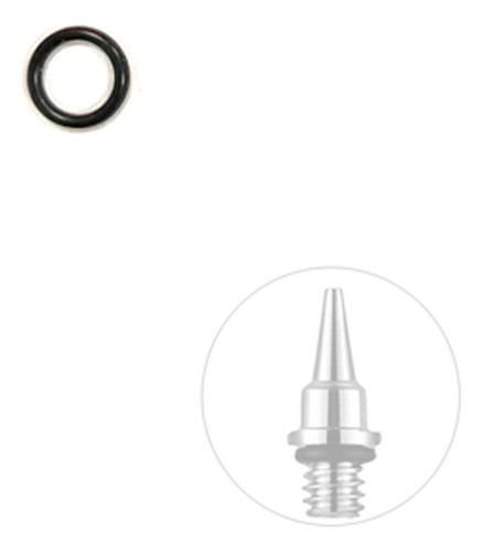 10 Orings De Repuesto Para Nozzle Tip Tobera De Aerografos 0