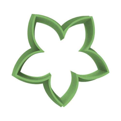 Flor Estrella 4cm Cortante Para Galletas 0