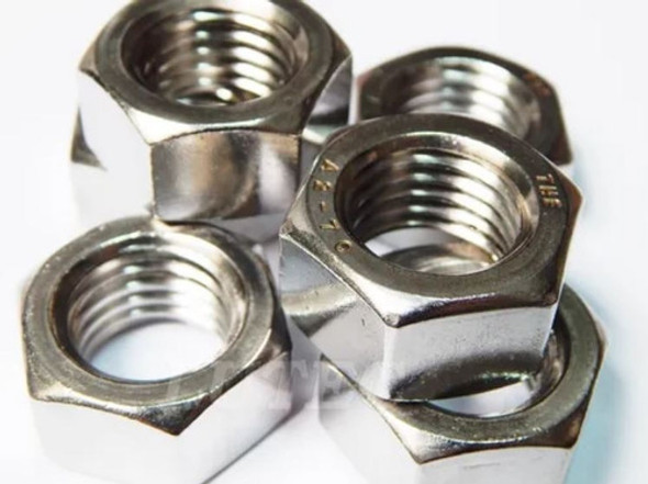 Porca Inox Sextavada M5 (chave 8) Passo 0,8 - 50 Unidades 1