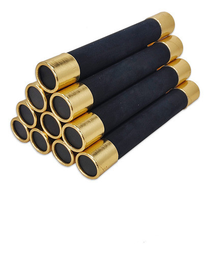 Kit 100 Canudos Para Formatura Graduação Em Camurça Preto 0