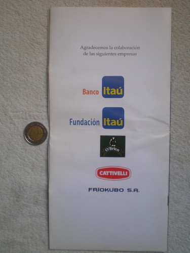 Catálogo Folleto Exposición Salón Del Arte Y El Vino Pintura 1
