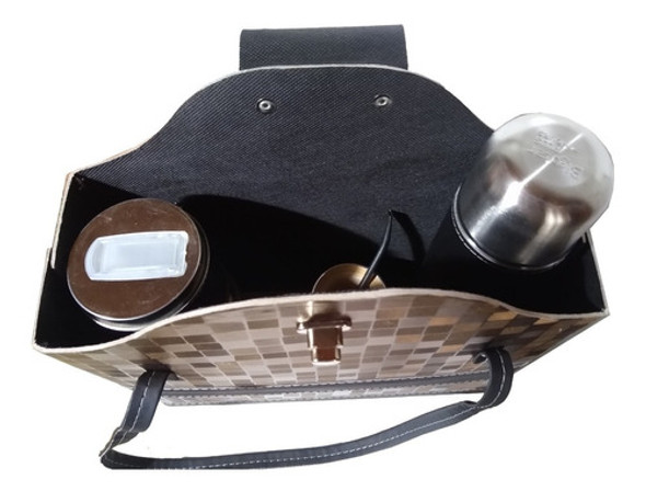 Set Mate Kit Equipo Completo Combinado Negro Dorado Brilloso 1