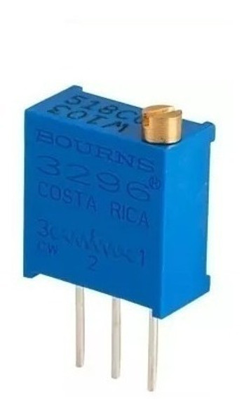 3296w-102 Preset Multivuelta Cermet Vertical 25 Vueltas 1k 0