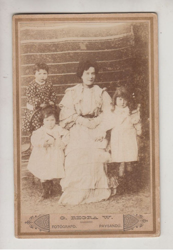 1904 Paysandu Rara Fotografia Cabinet Por G Regra W Vintage 0