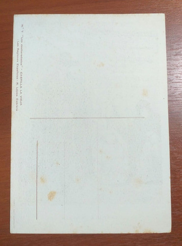 Antigua Postal Las Regiones Españolas R. Lopez Cabrera N°7 1