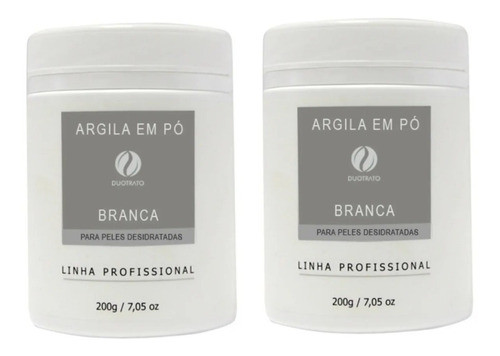 4 Argila Em Po Branca Duotrato 200 G 0