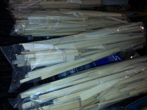 Ahorra $$$ Retazos Pequeños Madera Balsa 1