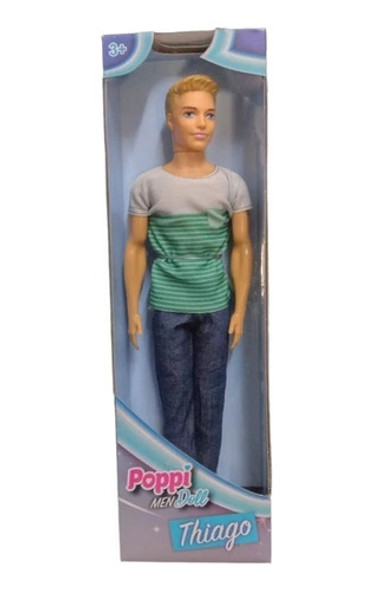 Muñeco Thiago Poppi Juguete Niño Niña Articulado Modelos 0