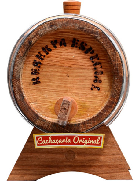 Barril Pipa Envelhecer Cachaça Vinho Carvalho 1lrústico 1
