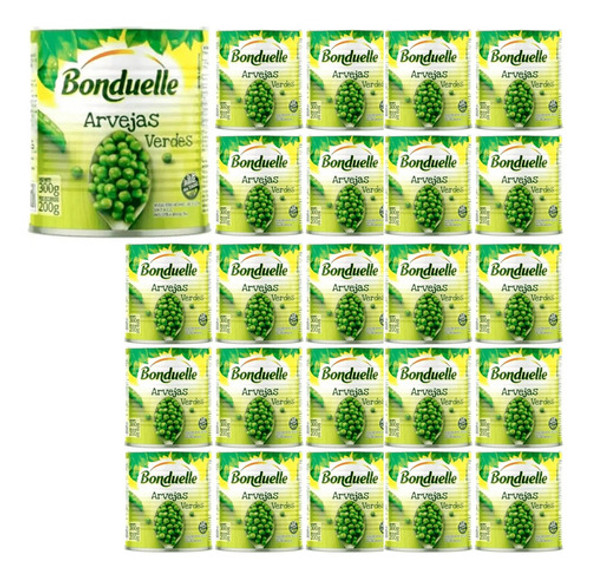 Arvejas Verdes Bonduelle X300 Gr X24 Unidades 0