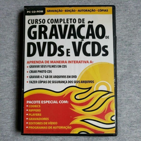 Curso Completo De Gravação De Dvds E Vcds - Pc. 0