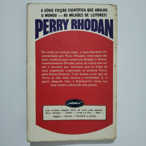 Perry Rhodan 20 : Ameaça A Vênus - 1ª Edição 1