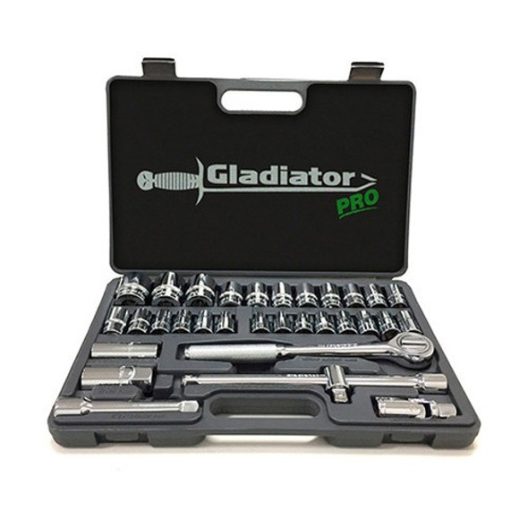 Juego De Tubo, Llave Crique 32 Pzas. 1/2 Gladiator Pro 1