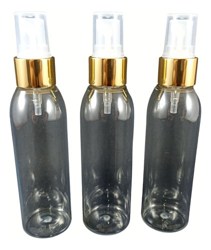 Frasco Atomizador Pulverizador Spray De 75ml Dorado (x 10) 0