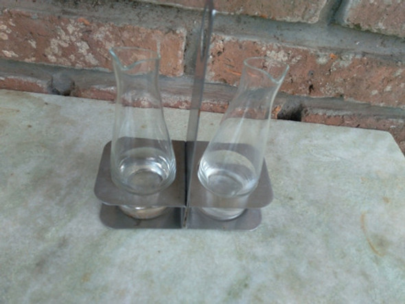 Aceitera Y Vinagrera De Vidrio 0