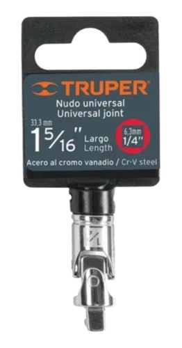 Adaptador Articulado Para Tubo Enc 1/4  Truper 13226 1