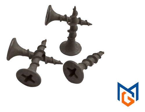 Tornillo Punta Aguja 6 X 1  Drywall P/ Madera X 200 Unidades 1