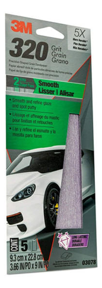 Papel De Lija 3m Performance, 03078, 3-2 / 3 In X 9 In, 320 1