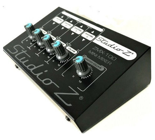 Mini Mixer Zebra 4 Canales Zmx-100 0