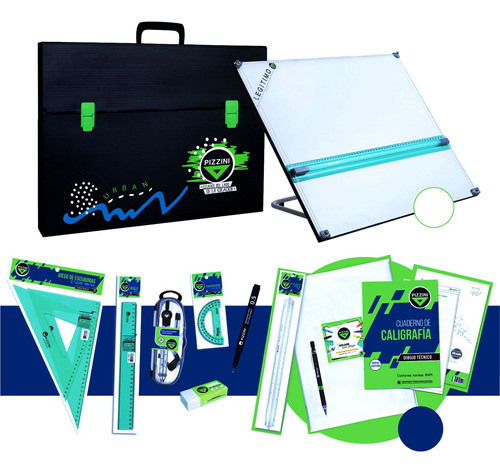 Tablero Dibujo  Pizzini 40x50 C/atril 6 Posiciones+productos 0