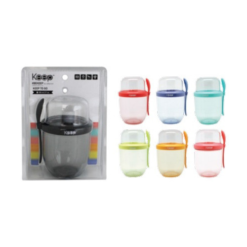 Vaso Hermetico C/cuchara Keep To Go 500 Ml 0