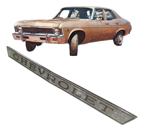 Chevrolet Chevy 230 70-71 Insignia De Capot Original 0