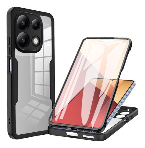Funda Para Xiaomi 360 Redmi Note 13 Pro 4g Negra 0
