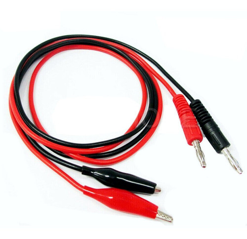 Punta Tester Multimetro Con Fichas Cocodrilo 0