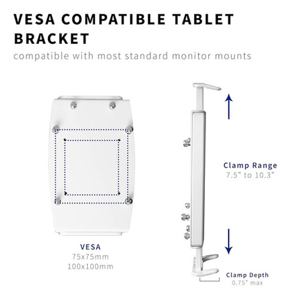 Adaptador De Montaje Vesa Universal Vivo Para Tabletas, Comp 1