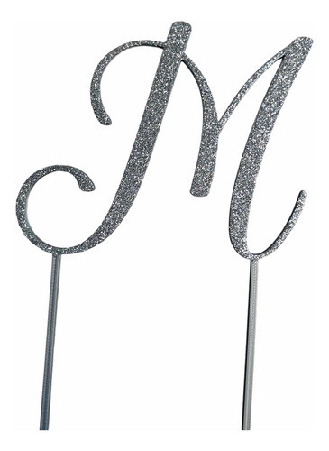 Cake Topper Adorno Torta Personalizado Glitter Brillo 1