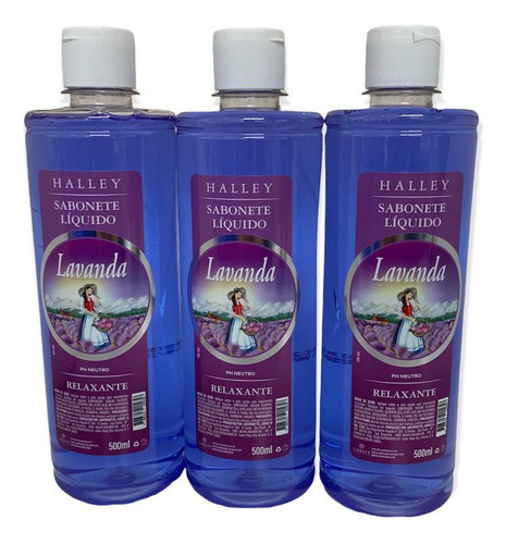 Kit Com 3 Sabonete Líquido Lavanda Original 500 Ml 0