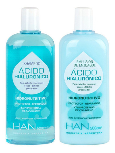 Shampoo Y Acondicionador  Han Ácido Hialurónico 0
