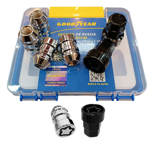 Seguro Rueda Antirobo Ika Rambler 4 Tuercas Goodyear 0