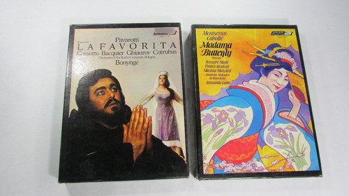 Lote De 2 Conjuntos De Cassette Con Su Libro Y Caja Original 0