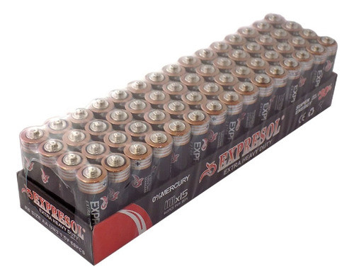Pila Aa Caja De 60 Pilas Doble A Comunes Salinas 1,5v Mayor 0