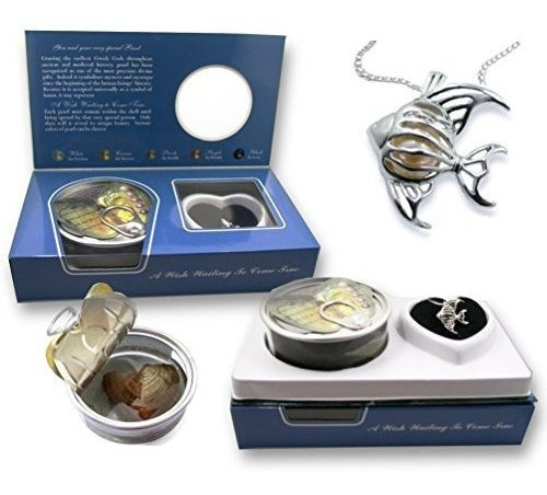 Agua Dulce Perla Cultivada 5  7 Mm En Oyster Juego De Collar 0